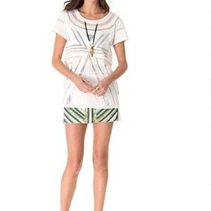 sass & bide sequin explosion mini skirt, SZ 38 NWT